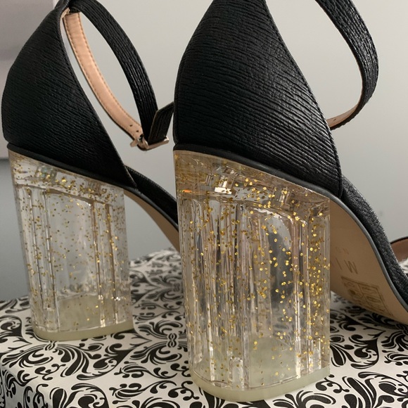 Mix No. 6 Stylish  Strappy Glitter Heel - Picture 5 of 6